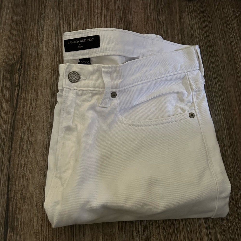 Banana Republic White pants